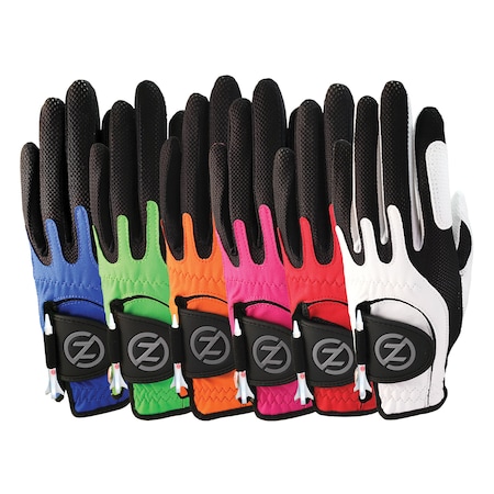 ZERO FRICTION Junior Synthetic Performance Golf Glove, Multicolor, LH GL50008